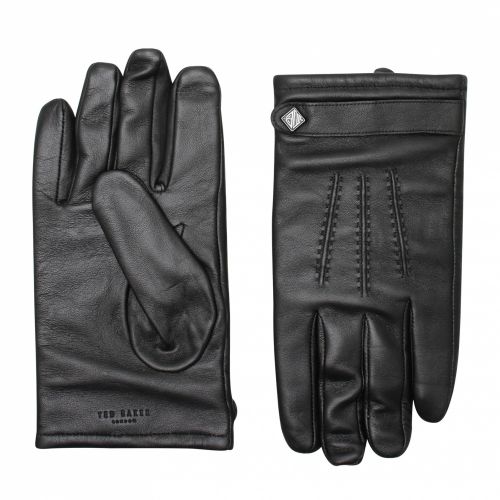 Mens Black Tipps Leather Gloves Gift Set 51012 by Ted Baker from Hurleys