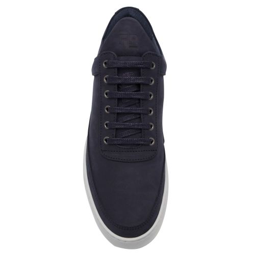 Mens Navy Low Top Plain Lane Trainers 24534 by Filling Pieces from Hurleys