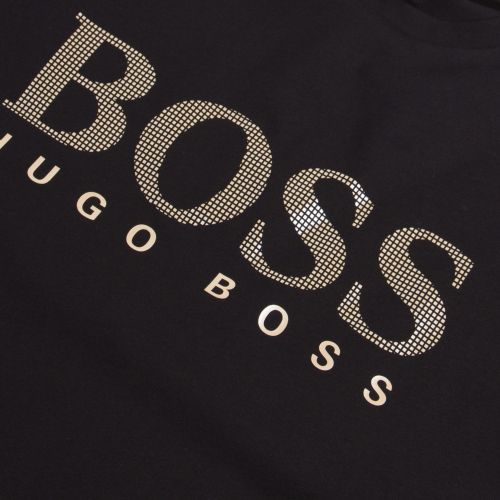 Mens Black/Gold Metallic Special S/s T Shirt 51748 by BOSS from Hurleys