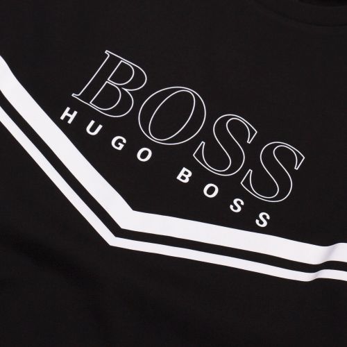 Mens Black Authentic Crew Sweat Top 78697 by BOSS from Hurleys