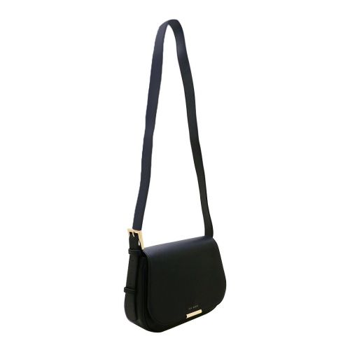 Womens Black Bagetta Curved Saddle Bag 103091 by Ted Baker from Hurleys