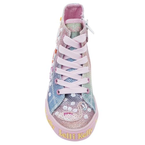 Girls Pink Shining Flamingo Mid Boots (26-35EUR) 25588 by Lelli Kelly from Hurleys