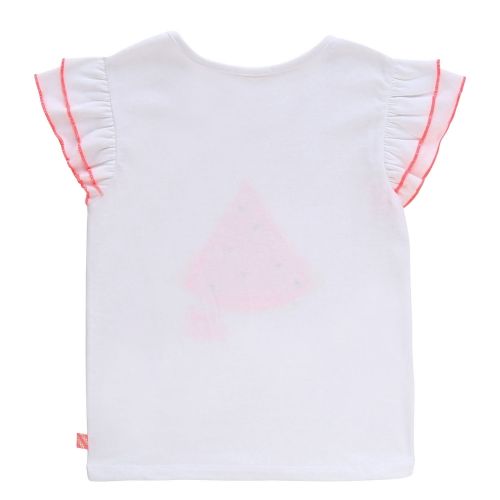 Girls White Watermelon S/s T Shirt 55792 by Billieblush from Hurleys