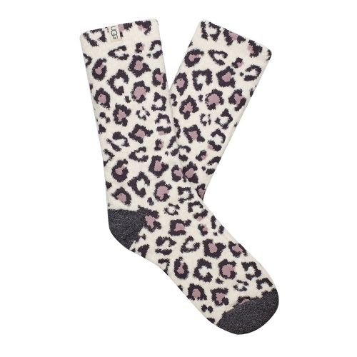 Womens Cream Leopard Leslie Socks 94377 by UGG from Hurleys