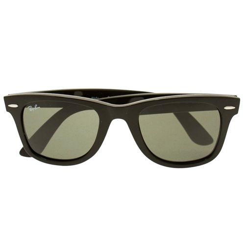 Mens Black RB4340 Wayfarer Ease Sunglasses 9703 by Ray-Ban from Hurleys