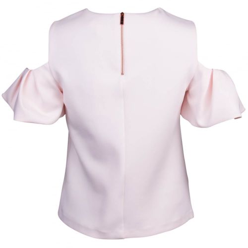 Womens Pale Pink Betey Cold Shoulder Top 18399 by Ted Baker from Hurleys