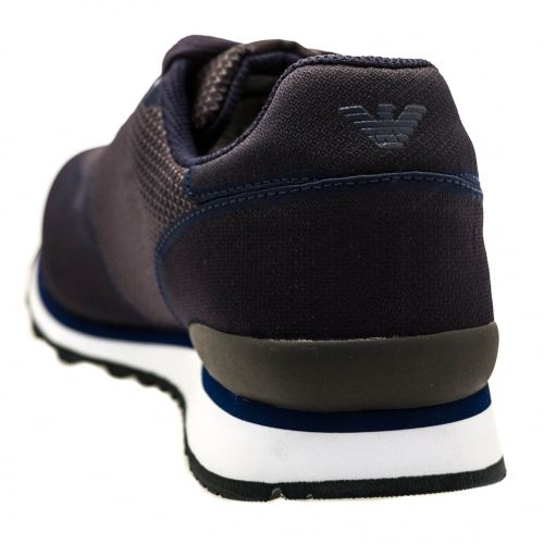 Mens Blue Woven Trainers 62718 by Armani Jeans from Hurleys