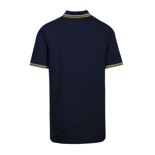 Athleisure Mens Dark Blue Paul Curved Slim Fit S/s Polo Shirt 88905 by BOSS from Hurleys