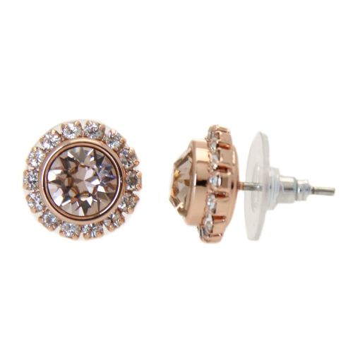 Womens Rose Gold & Vintage Sully Crystal Studs 33129 by Ted Baker from Hurleys