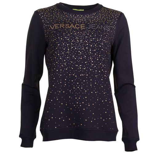 Versace Womens Black Sfere Light Sweater 72669 by Versace Jeans from Hurleys