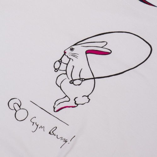 Womens White Gym Bunny Short Sleeve T Shirt 27516 by PS Paul Smith from Hurleys