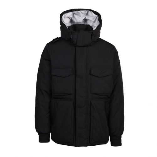Mens Jet Black Down Jacket 96466 by MA.STRUM from Hurleys