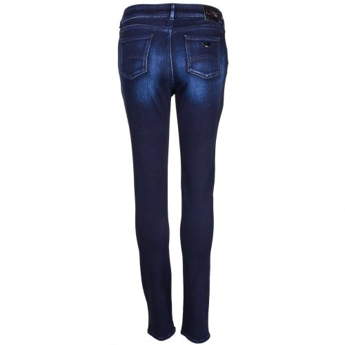 Womens Blue Wash J20 Skinny Fit Jeans 59043 by Armani Jeans from Hurleys