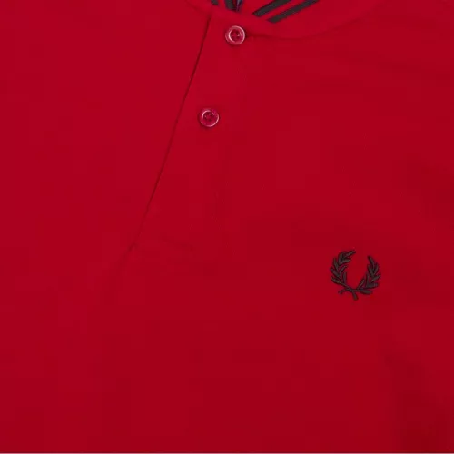 Mens Siren Bomber Collar S/s Polo Shirt 47655 by Fred Perry from Hurleys