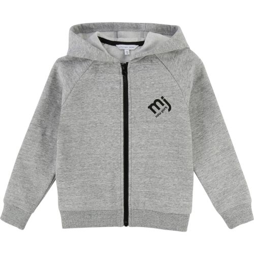 Boys Grey Branded Hooded Zip Sweat Top 28526 by Marc Jacobs from Hurleys