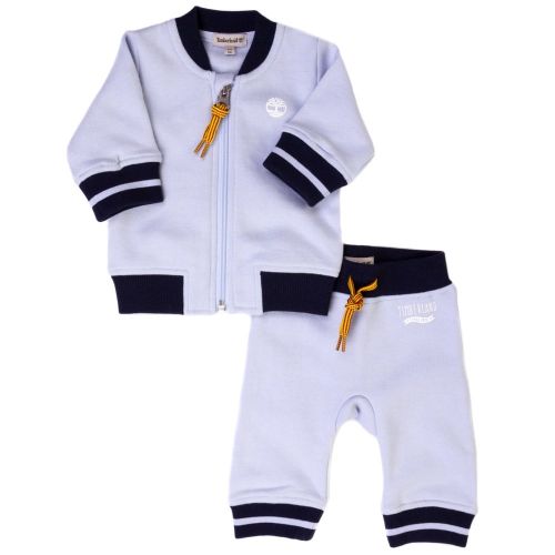 Baby Pale Blue Branded Tracksuit 65496 by Timberland from Hurleys