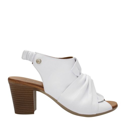 Womens White Levella Knot Heeled Sandals 86551 by Moda In Pelle from Hurleys