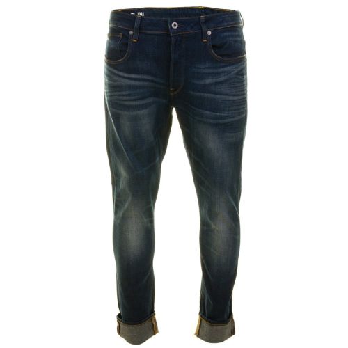 Mens Medium Aged Wash 3301 Slim Fit Jeans 64037 by G Star from Hurleys