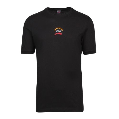 Mens Black Small Chest Logo Custom Fit S/s T Shirt 48823 by Paul And Shark from Hurleys