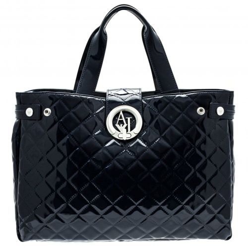 Womens Blue Diamond Quilted Shopper Bag 72986 by Armani Jeans from Hurleys