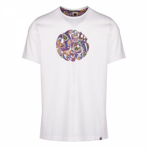Mens White Thornley Paisley S/s T Shirt 34985 by Pretty Green from Hurleys