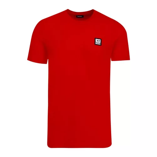 Mens Racing Red T-Diegos-K30 S/s T Shirt 89447 by Diesel from Hurleys