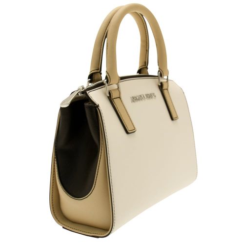 Womens White Colour Block Bag 69856 by Armani Jeans from Hurleys