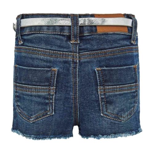Infant Dark Blue Embroidered Daisy Denim Shorts 58243 by Mayoral from Hurleys