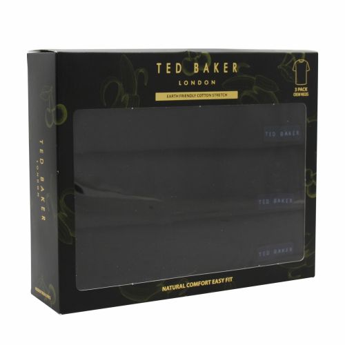 Mens Black 3 Pack Lounge S/s T Shirt Set 52376 by Ted Baker from Hurleys
