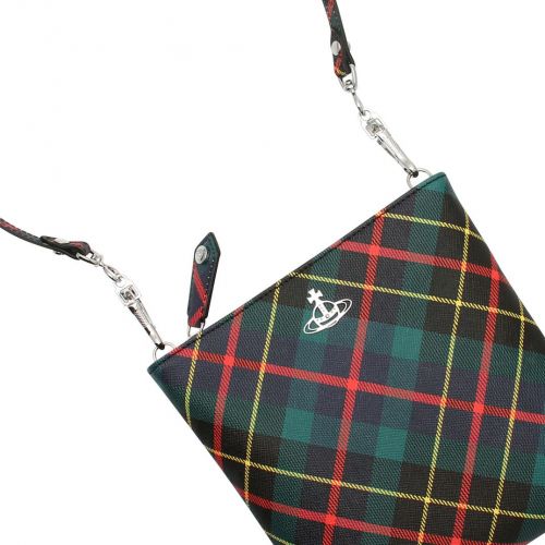 Womens Hunting Tartan Derby New Square Crossbody Bag 84795 by Vivienne Westwood from Hurleys