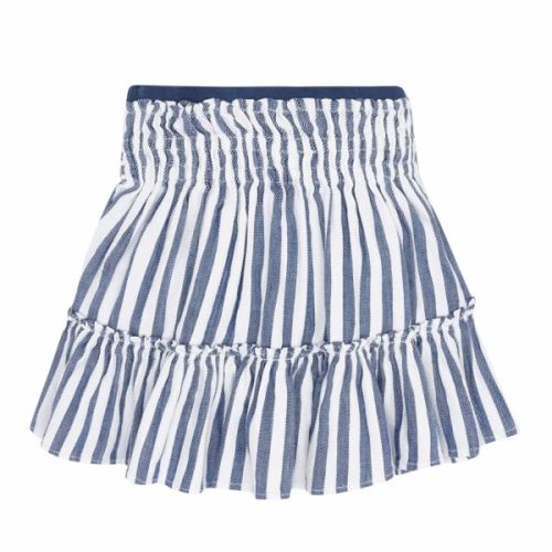 Girls Blue Soft Stripe Skirt 58292 by Mayoral from Hurleys