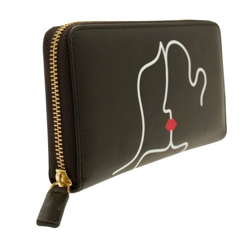 Womens Black Kissing Lips Purse 11800 by Lulu Guinness from Hurleys