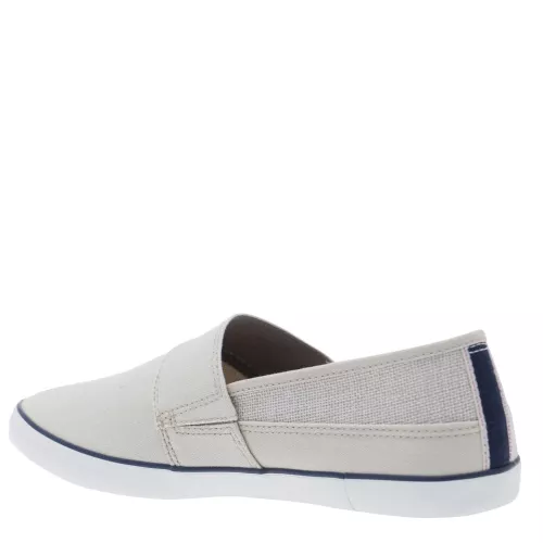 Mens Natural Marice Canvas Slip-Ons 27937 by Lacoste from Hurleys