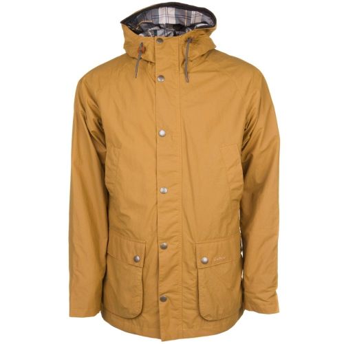 Heritage Mens Yellow Hooded Bedale Waterproof Jacket 64719 by Barbour from Hurleys