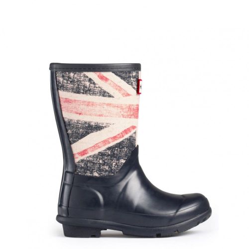 Kids Dark Navy Original Brit Wellington Boots (7-5) 6045 by Hunter from Hurleys
