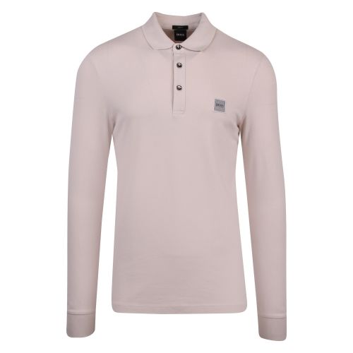 Casual Mens Stone Passerby Slim Fit L/s Polo Shirt 57000 by BOSS from Hurleys
