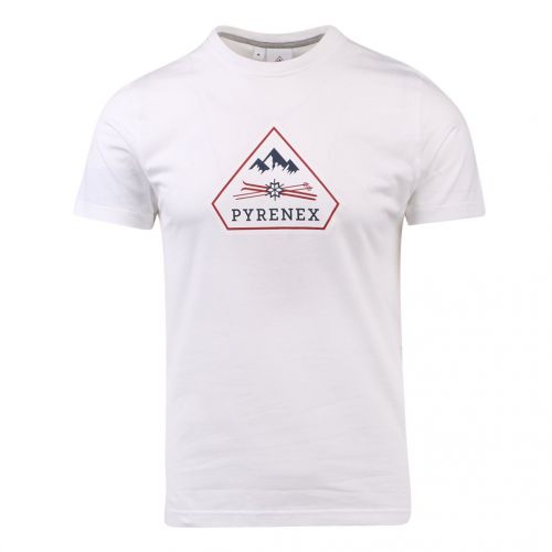 Mens White Karel 2 S/s T Shirt 108057 by Pyrenex from Hurleys