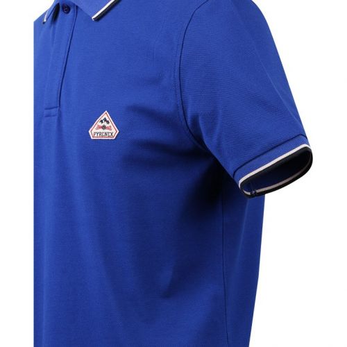 Mens Atlantic Blue Leyre Tipped S/s Polo Shirt 108066 by Pyrenex from Hurleys