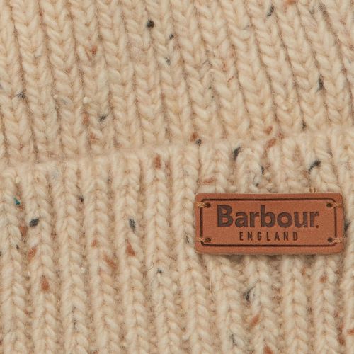 Womens Oatmeal Whitley Fleck Beanie 92356 by Barbour from Hurleys