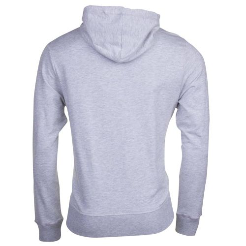 Mens Light Grey Melange Hooded Sweat Top 7791 by Franklin + Marshall from Hurleys