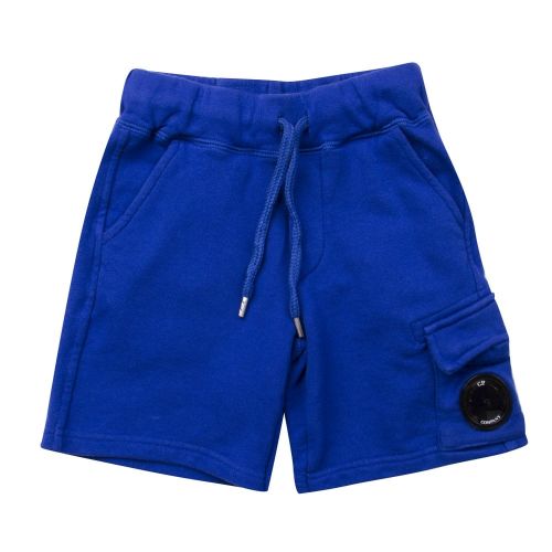CP Company Boys Dazzling Blue Portal Leg Sweat Shorts 21112 by C.P. Company Undersixteen from Hurleys