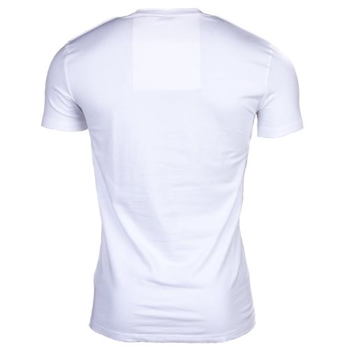 Mens White Silver Label Shield S/s Tee Shirt 65186 by Antony Morato from Hurleys