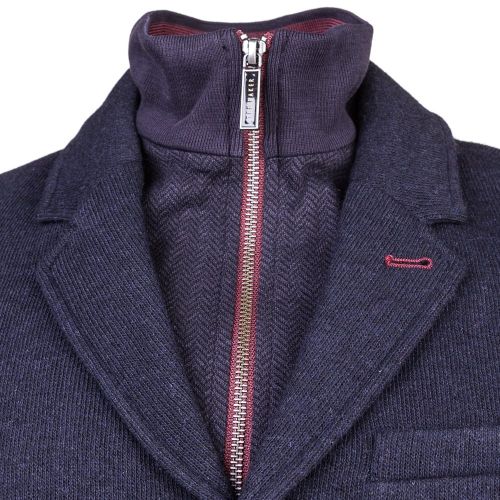 Mens Navy Dom Funnel Neck Jacket 61514 by Ted Baker from Hurleys