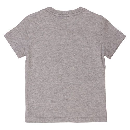 Boys Marled Grey Tiger 6 S/s Tee Shirt 71102 by Kenzo from Hurleys