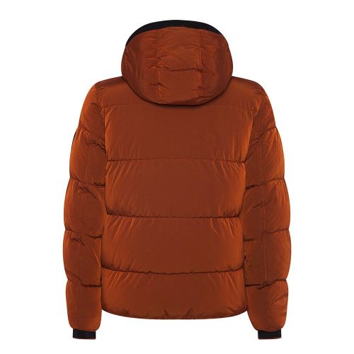 Mens Gingerbread Crinkle Nylon Padded Hooded Jacket 79292 by Calvin Klein from Hurleys
