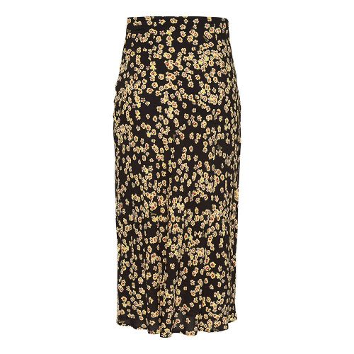 Womens Black Floral Printed Midi Skirt 79710 by Tommy Jeans from Hurleys
