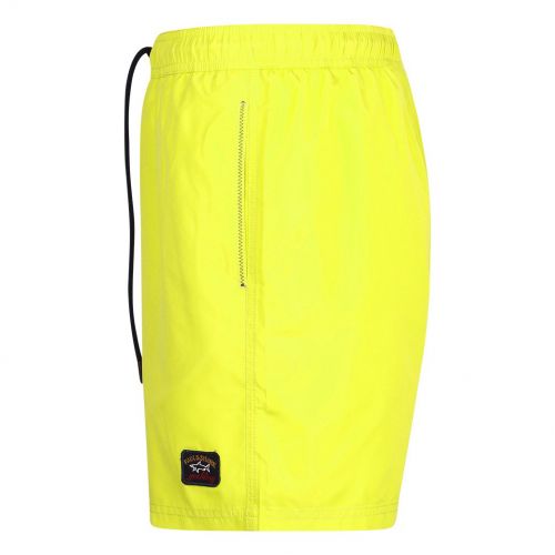 Mens Lime Branded Swim Shorts 104668 by Paul And Shark from Hurleys
