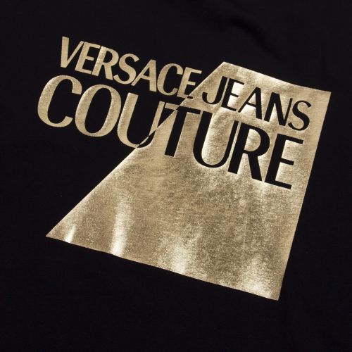 Mens Black Foil Logo Box Slim Fit S/s T Shirt 55357 by Versace Jeans Couture from Hurleys