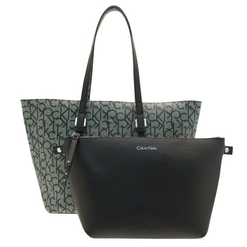 Womens Granite CK Monogram Tote & Pouch 13487 by Calvin Klein from Hurleys