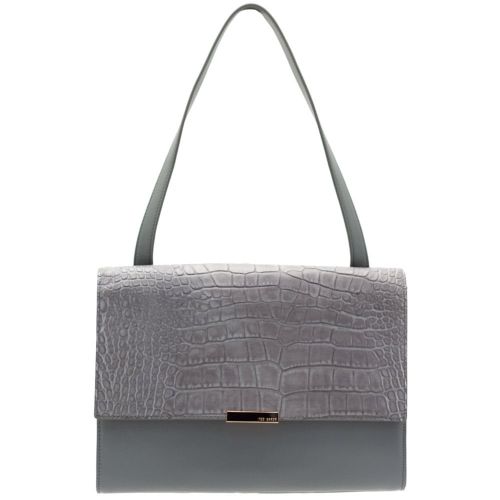 Womens Grey Lowri Exotic Panel Shoulder Bag 63046 by Ted Baker from Hurleys